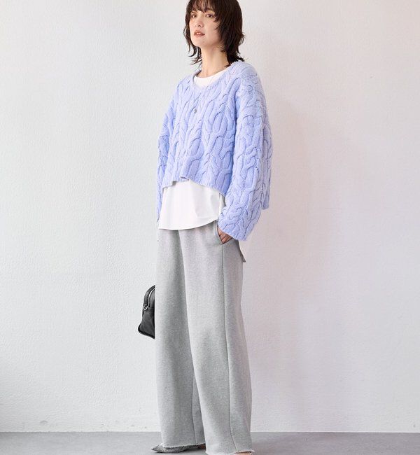  「【リラックスした履き心地】裏起毛スウェットパンツ」|チノ|