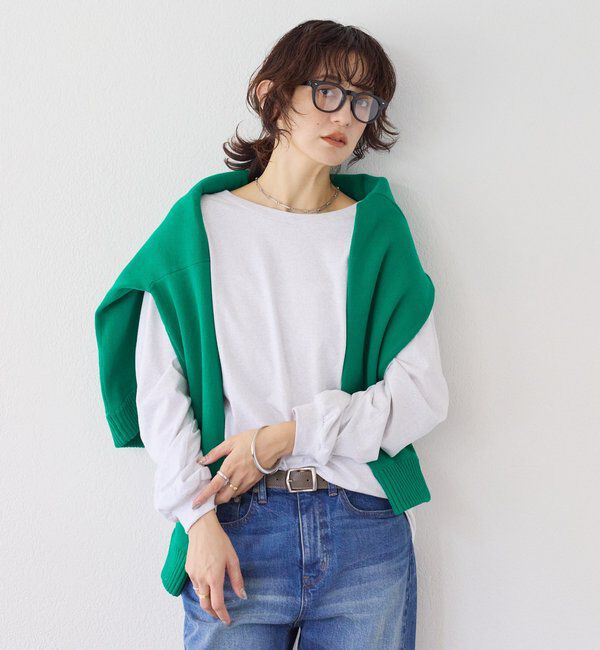  「【A・MONN(アモン)】Vネックニットプルオーバー」|ニット・セーター|