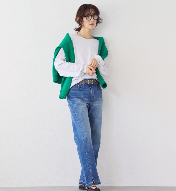  「【A・MONN(アモン)】Vネックニットプルオーバー」|ニット・セーター|