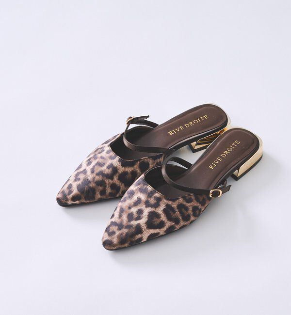  「【さりげないアクセントに】ゴールドポイントミュール」|その他|