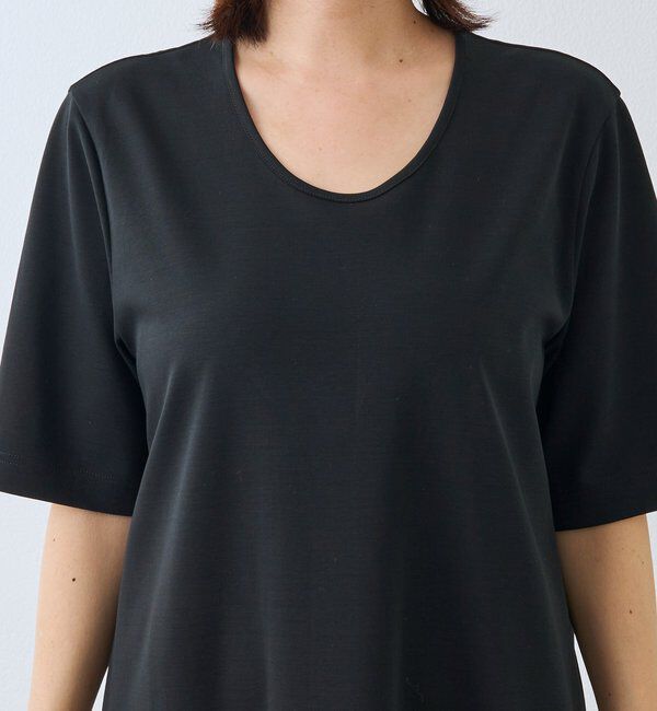  「【接触冷感・紫外線防止素材】ゴブソデカットソーワンピース」|ワンピース|