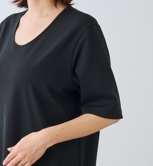  「【接触冷感・紫外線防止素材】ゴブソデカットソーワンピース」|ワンピース|