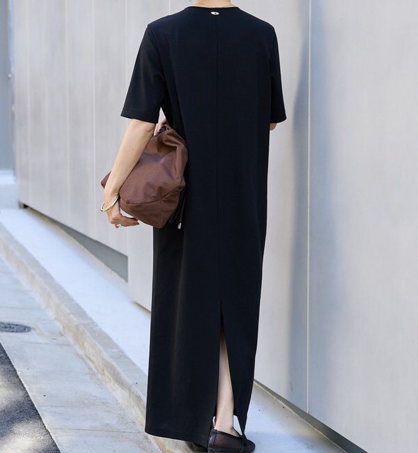  「【接触冷感・紫外線防止素材】ゴブソデカットソーワンピース」|ワンピース|