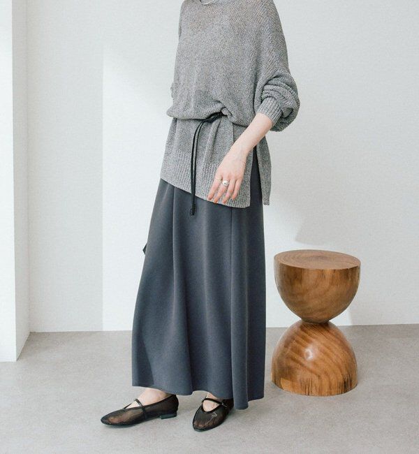  「予約【前後2WAY仕様】リネンブレンド2WAYカーデ」|カーディガン|