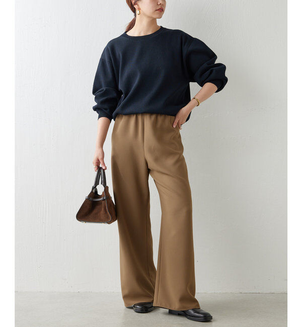  「【CHIKAコラボ】【美脚パンツ】ワイドドロストパンツ」|その他|