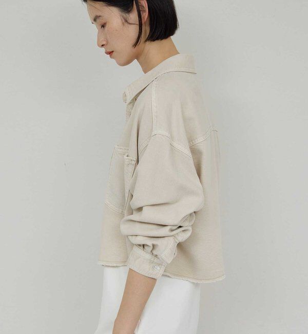  「【セットアップ対応】リヨセルショートシャツ」|シャツ・ブラウス|