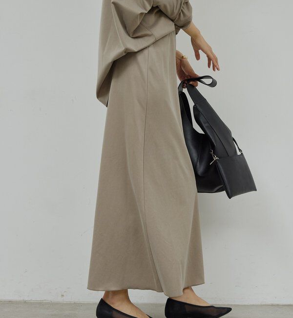  「【セットアップ対応】【イージーケア】キュプラジャージースカート」|スカート|