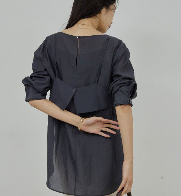  「ビスチェレイヤードシャツ」|シャツ・ブラウス|