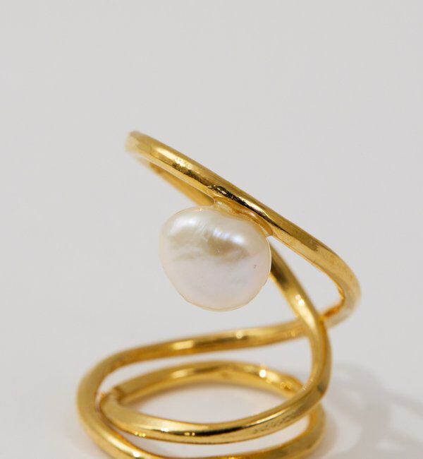  「スパイラルパールリング」|リング|