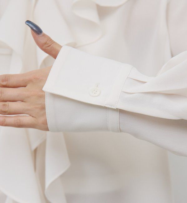  「ラッフルタイブラウス」|シャツ・ブラウス|