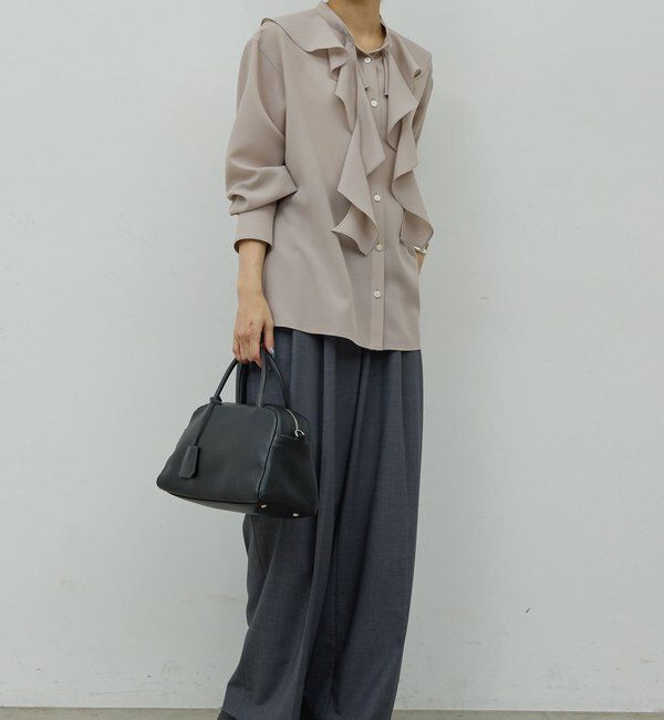  「ラッフルタイブラウス」|シャツ・ブラウス|