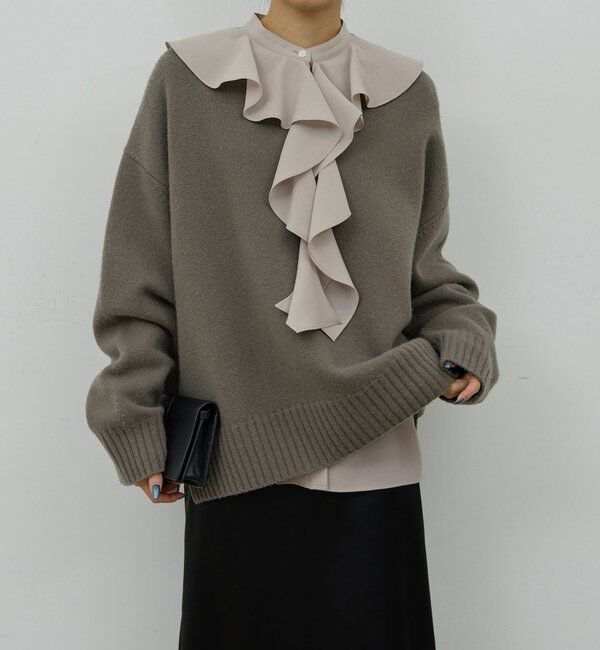  「ラッフルタイブラウス」|シャツ・ブラウス|