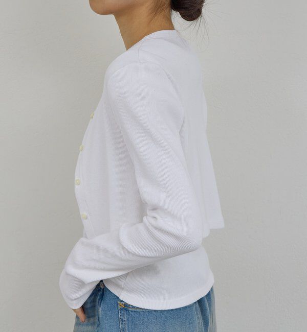 「【PEAS】コットンシルクカーディガン」|Tシャツ・カットソー|