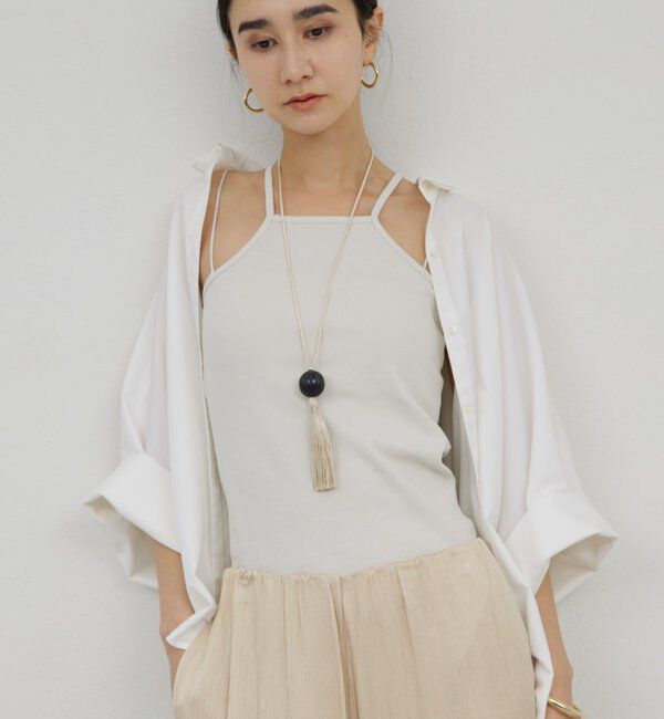  「【手洗い可】スクエアキャミ」|Tシャツ・カットソー|