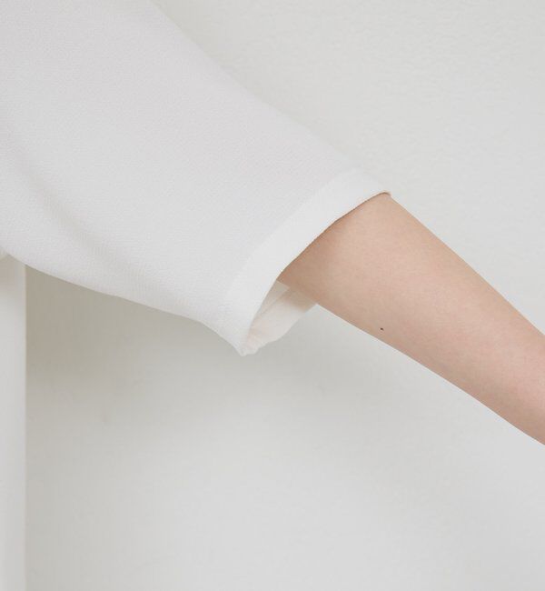  「バックスリットハーフスリーブブラウス」|シャツ・ブラウス|