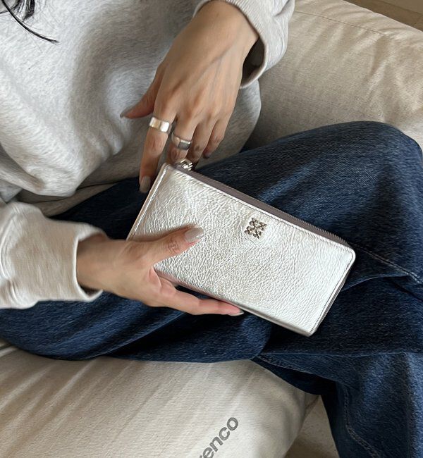  「ミニモノグラムプレートロングウォレット」|財布|