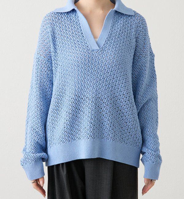  「スキッパーニット」|カーディガン|