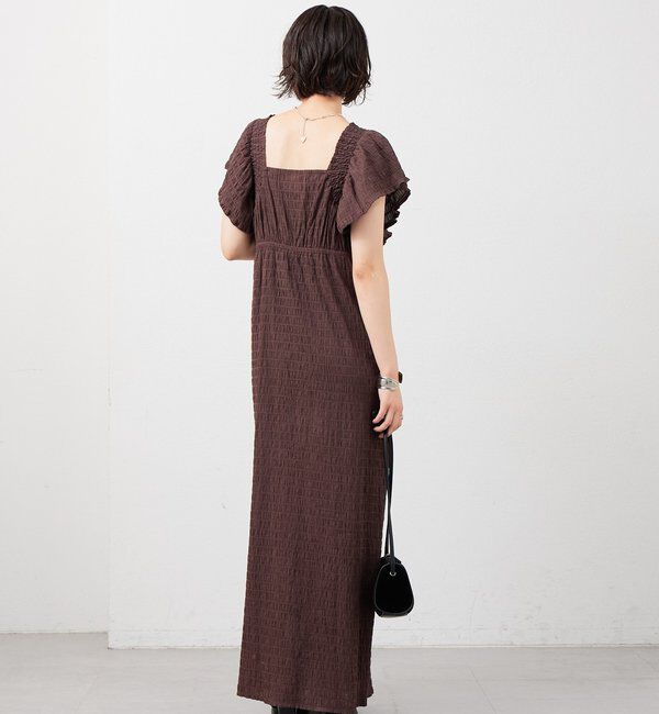  「シャーリングスクエアワンピース」|ワンピース|