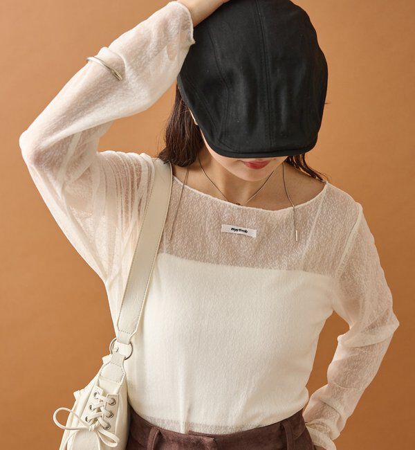  「シアースラブロングTシャツ」|Tシャツ・カットソー|オフホワイト