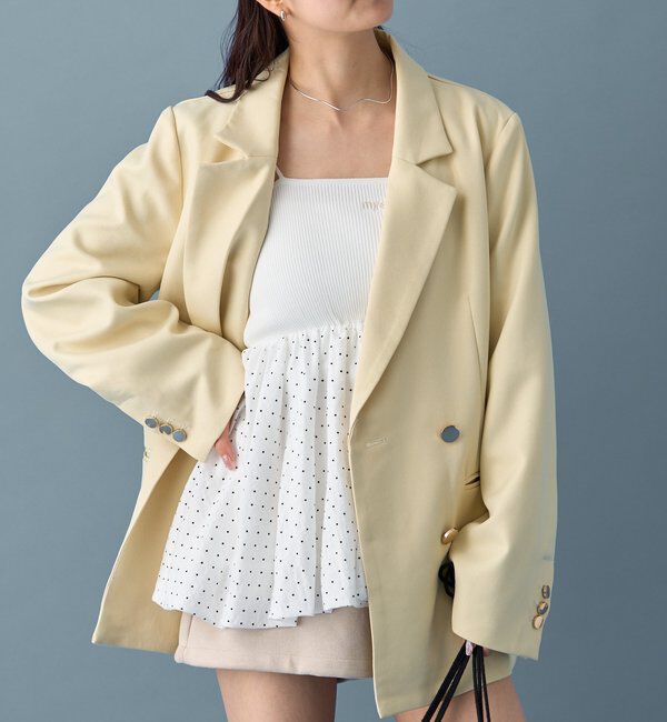  「金ボタンテーラードジャケット」|テーラードジャケット|