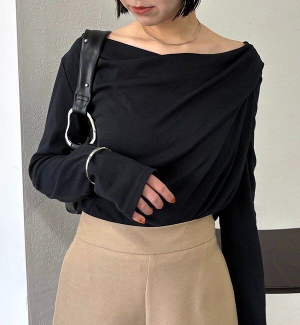  「オフショルロンT」|Tシャツ・カットソー|