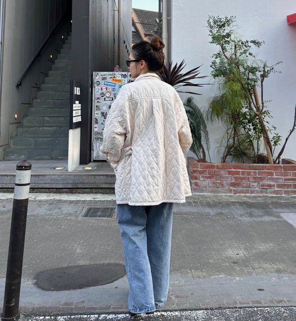  「襟付きキルティングジャケット」|その他|