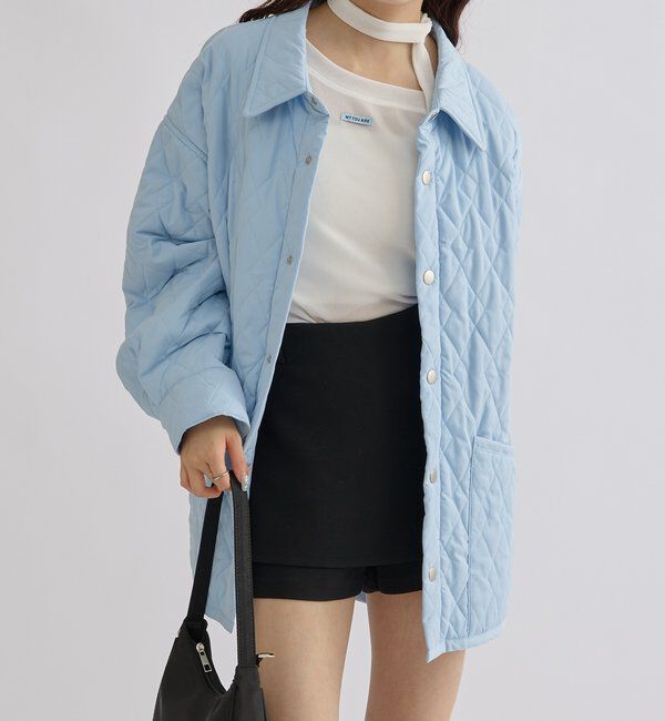  「襟付きキルティングジャケット」|その他|