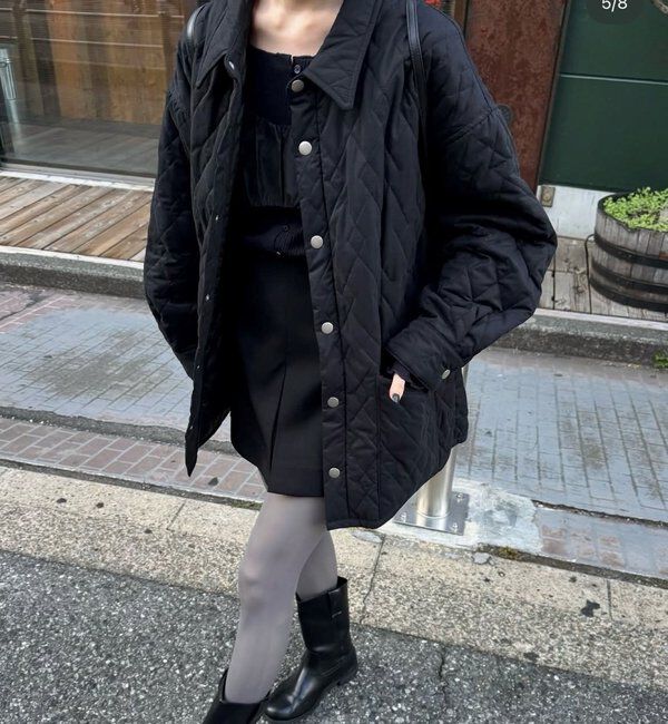  「襟付きキルティングジャケット」|その他|