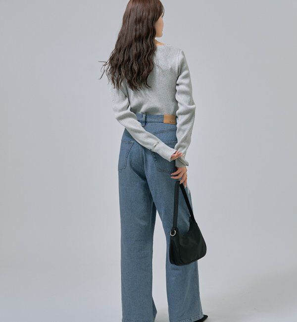  「オフショルリブニット」|ニット・セーター|