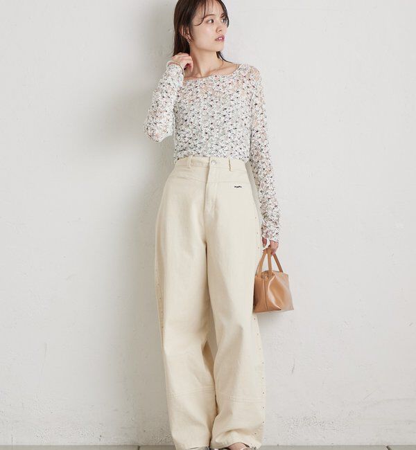  「ドットレースプルオーバー」|Tシャツ・カットソー|