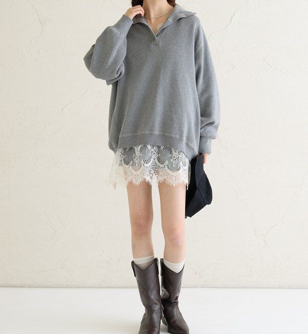  「レースサテンキャミソール」|シャツ・ブラウス|