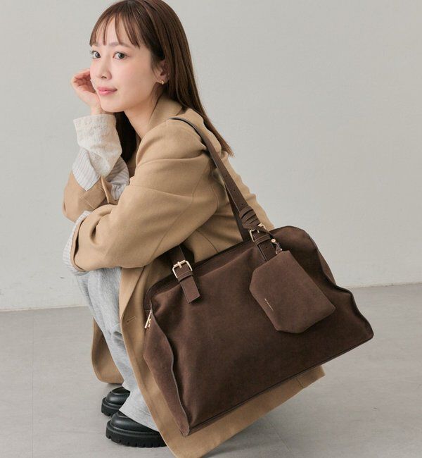 「【@sktnnm企画】ステッチラインボストンBAG」|トートバッグ|ブラウン