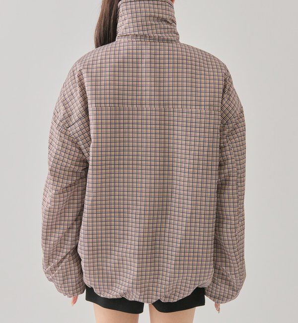  「中綿チェックダウン」|ダウン|