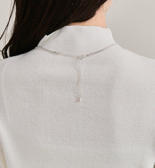  「プレート付きハイネックニット」|ニット・セーター|