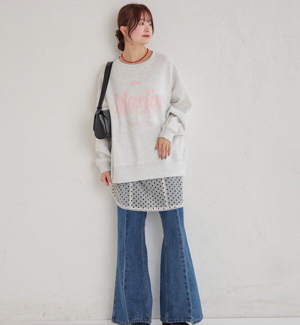  「ドットチュールキャミチュニック」|キャミソール|