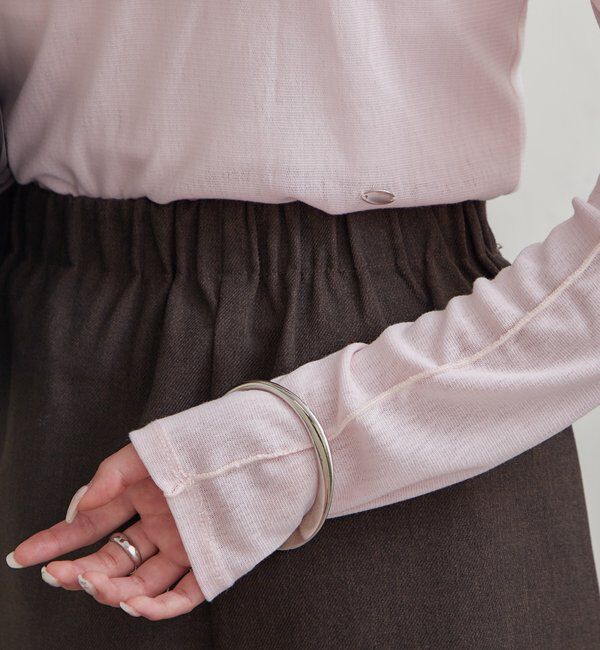  「プレート付きクルーシアーロンT」|Tシャツ・カットソー|