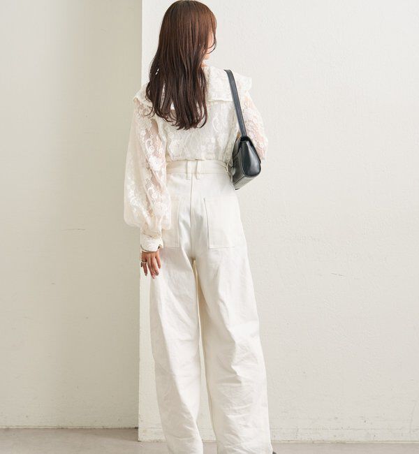  「ラッフルカラーブラウス」|シャツ・ブラウス|