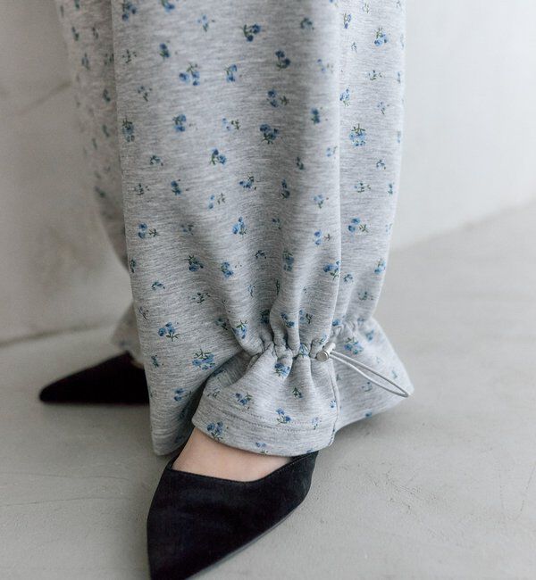  「裾ドロストスウェットパンツ」|チノ|