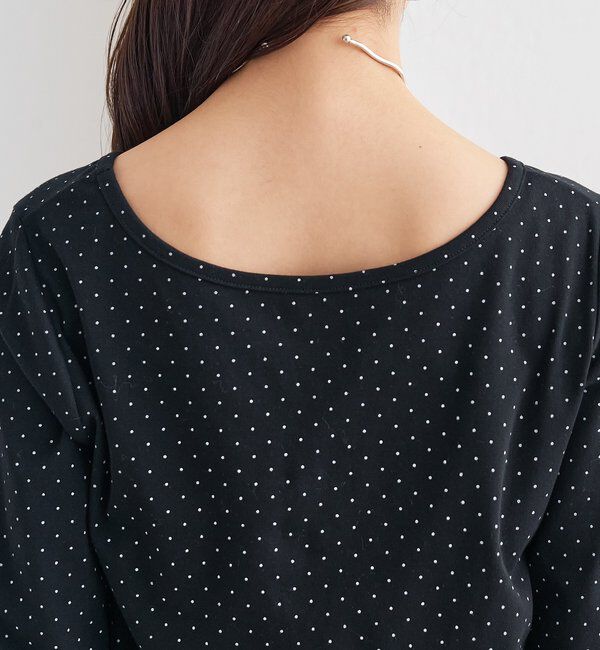  「ドットプリントロングTシャツ」|Tシャツ・カットソー|