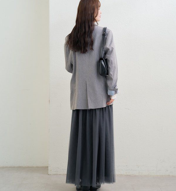  「ストライプテーラードジャケット」|テーラードジャケット|