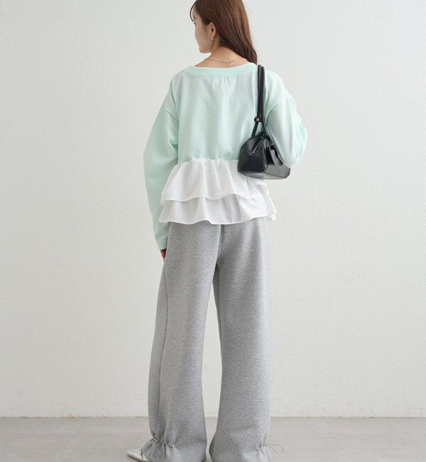  「ペプラムヘンリーニット」|ニット・セーター|