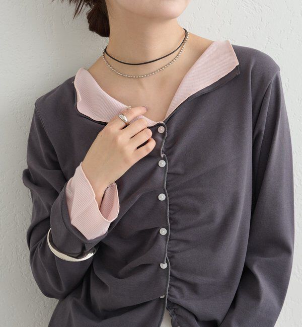  「配色カットソー」|Tシャツ・カットソー|