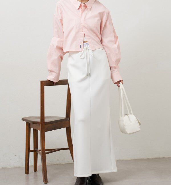  「Wベルトスウェットスカート」|スカート|