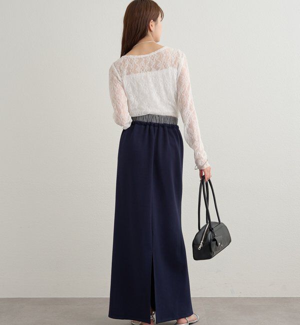  「Wベルトスウェットスカート」|スカート|