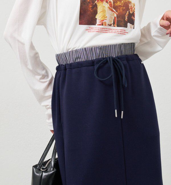  「Wベルトスウェットスカート」|スカート|