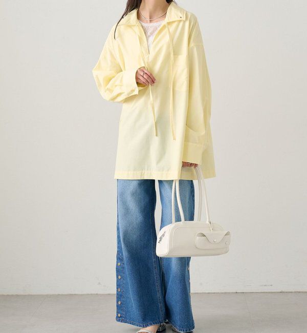  「襟付きスキッパーシャツ」|シャツ・ブラウス|