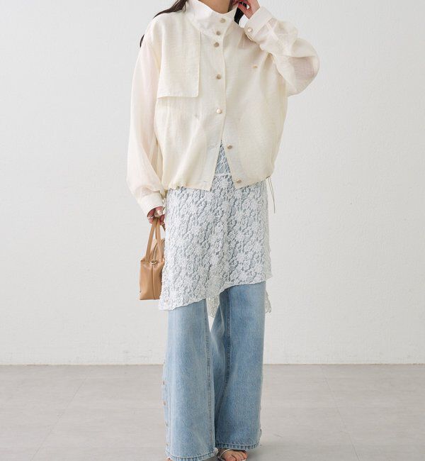  「シアートレンチブルゾン」|ブルゾン・スタジャン|