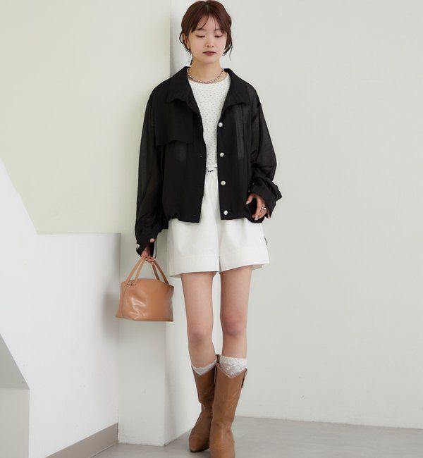  「シアートレンチブルゾン」|ブルゾン・スタジャン|