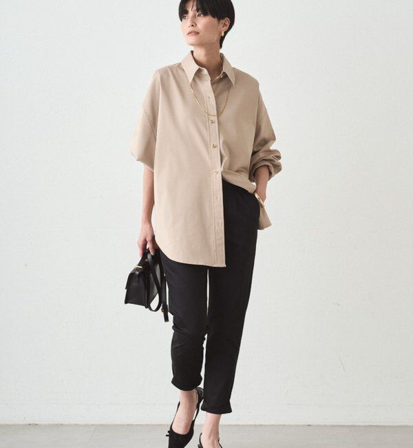  「サテンBIGシャツ」|シャツ・ブラウス|