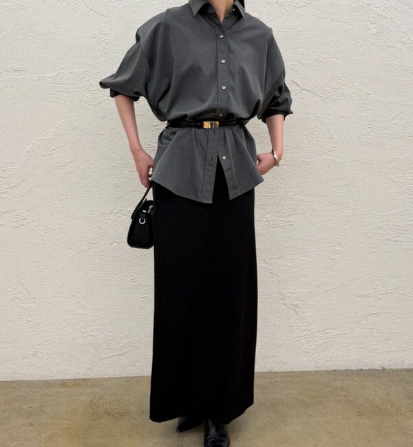  「サテンBIGシャツ」|シャツ・ブラウス|